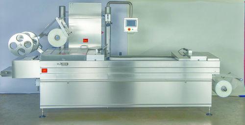 fully-automatic thermoforming machine / plastic film / modified atmosphere packaging / for packaging