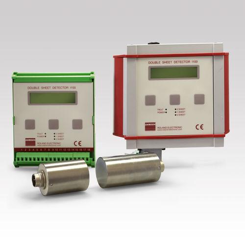 double metal sheet detector / non-contact / two-sensor