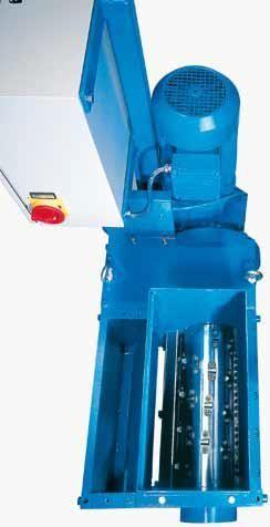 single-shaft shredder / chip / compact