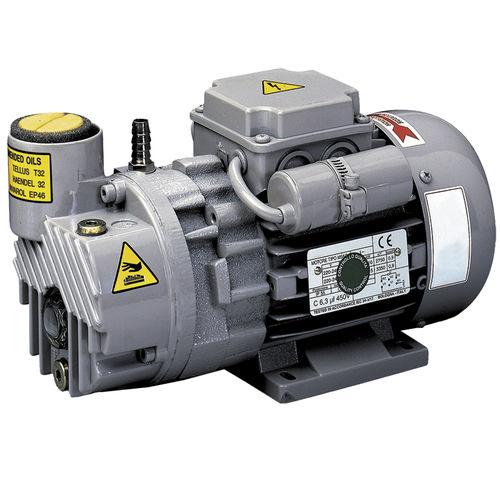 rotary vane vacuum pump / lubricated / single-stage / industrial