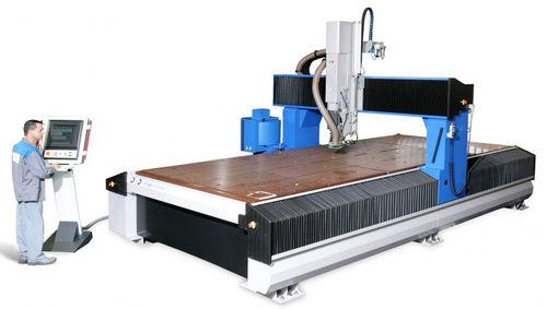 3-axis CNC milling machine / vertical / for wood / with fixed table