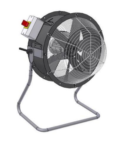 floor-standing fan / axial / cooling / exhaust
