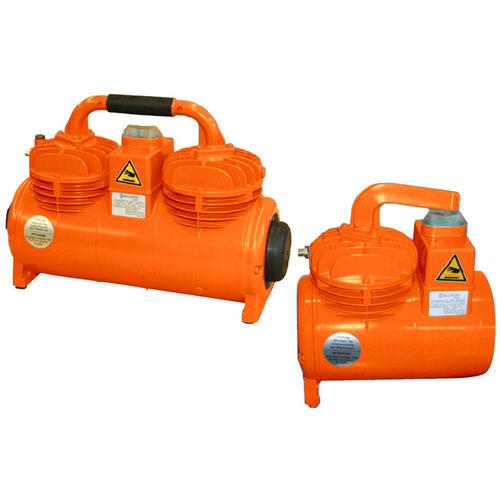 diaphragm vacuum pump / piston / oil-free / single-stage