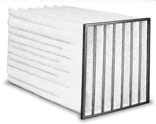 air filter / gas / pocket / high-performance