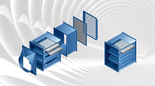 counter-current gas scrubber / wet type / chemical