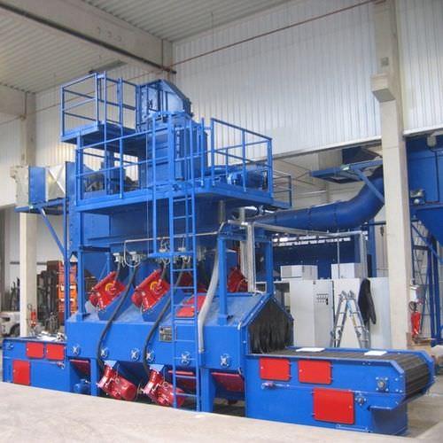 belt shot blasting machine / sheet metal / automatic / continuous