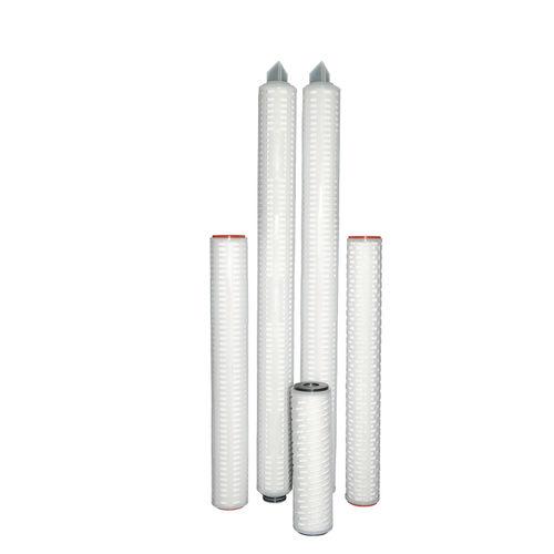 fluid filter cartridge / for micro-filtration / polypropylene / pleated