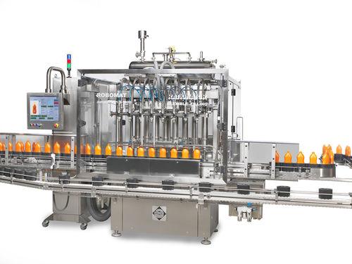 glass bottle filling machine / for plastic bottles / automatic / servo-driven