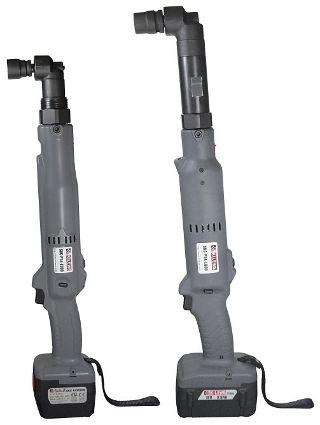 cordless electric screwdriver / right-angle / battery-operated / straight model