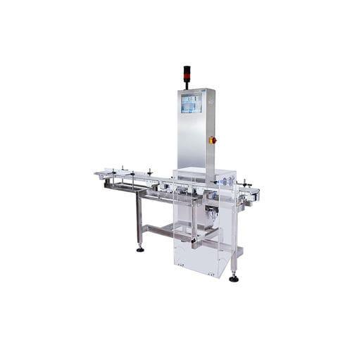 food packaging checkweigher / for the food industry / with belt conveyor / with touchscreen controls