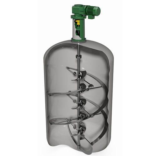 paddle mixer / batch / process / for the chemical industry