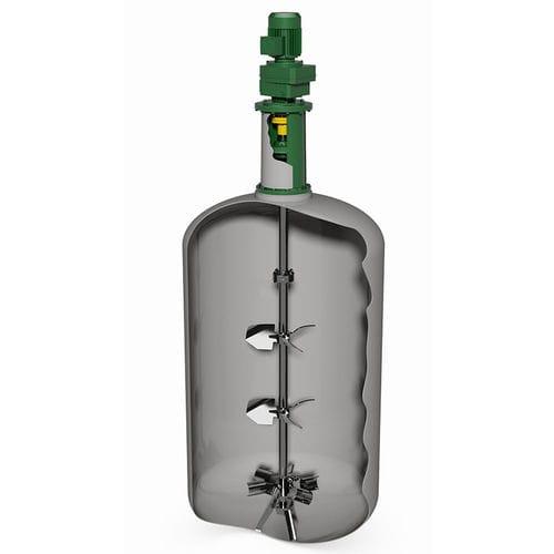 paddle mixer / batch / chemical process / for wastewater