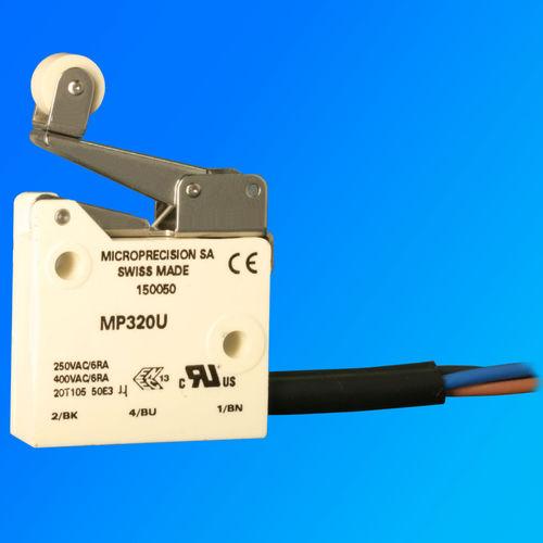 snap-action micro-switch / single-pole / miniature / IP68