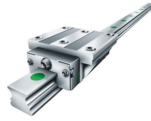 two-row recirculating ball bearing linear guide / plastic