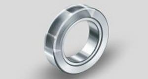 angular-contact spherical plain bearing / steel