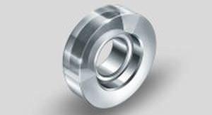 axial plain bearing / spherical / steel / maintenance-free