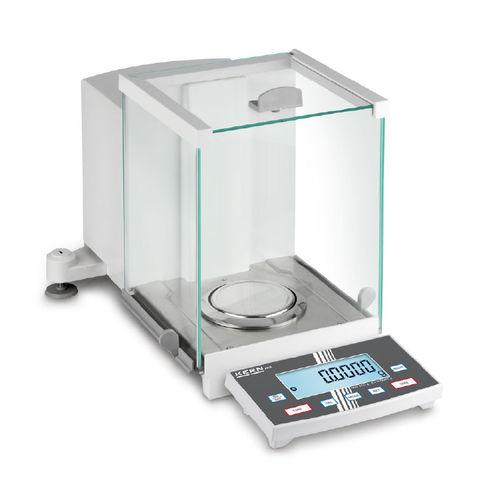 analytical balance / with LCD display / with serial interface / with external calibration weight