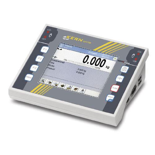 weight indicator with LCD graphic display / benchtop / plastic housing