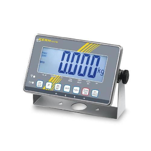 LCD display weight indicator / IP68 / widescreen / stainless steel