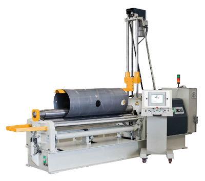 automatic plate bending machine / with 4 rollers