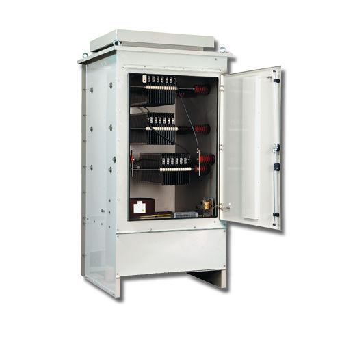 stainless steel-housed resistor / floor-mounted / grounding / neutral