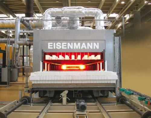 heat treatment furnace / roller / tunnel / gas-fired