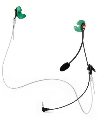 noise-attenuating two-way headsets