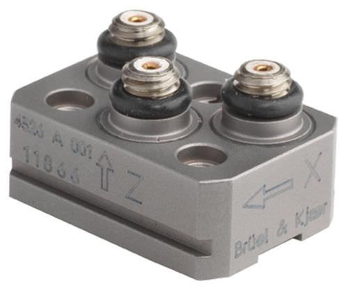 piezoelectric accelerometer / triaxial / miniature / rugged