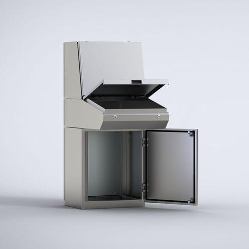 casing mount console / control / IP66 / stainless steel
