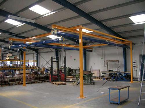 free-standing overhead traveling crane / underslung