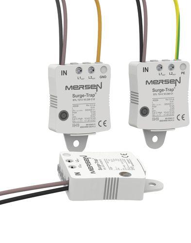 type 2 surge arrester / type 3 / DIN rail / for LED lighting