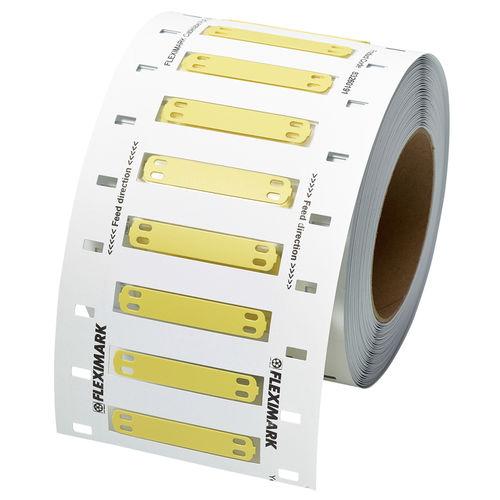 thermal transfer label / PUR / for cables / cable marking