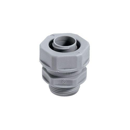 threaded fitting / hexagonal / polypropylene / conduit for cable protection