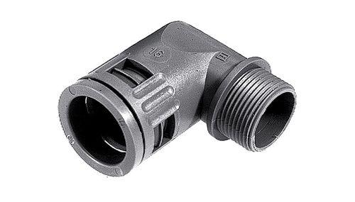 elbow quick coupling / polyamide / conduit / rotating