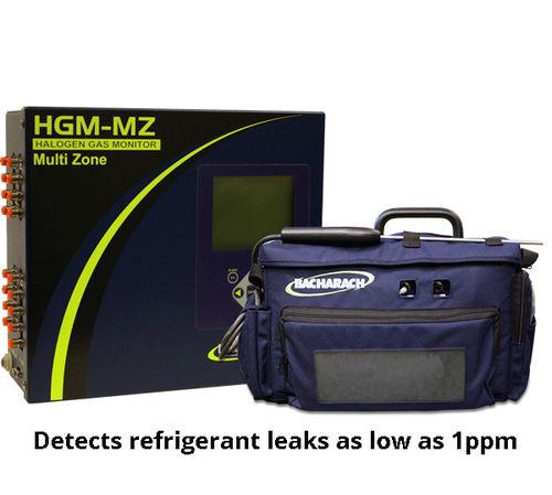 refrigerant gas leak detector / infrared / with LED display / with graphic display