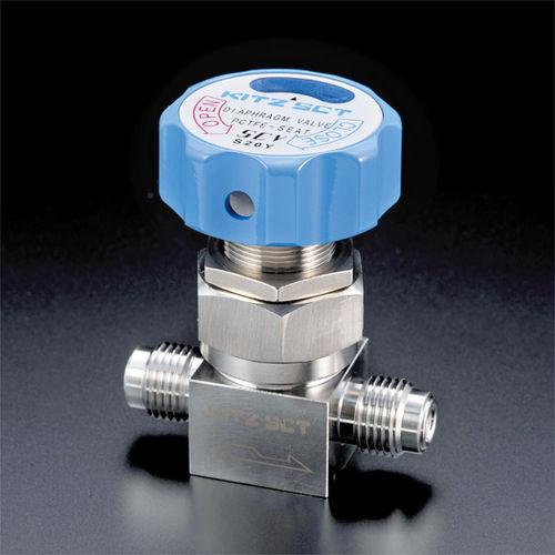 diaphragm valve / manual / pneumatic / compact