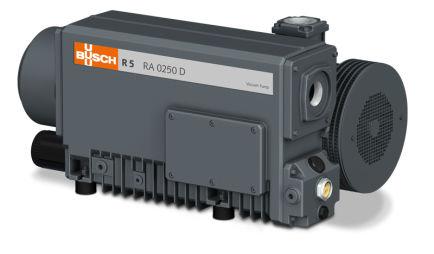 rotary vane vacuum pump / oil-lubricated / single-stage / compact