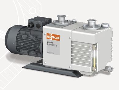 rotary vane vacuum pump / lubricated / two-stage
