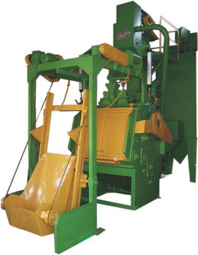 rotary drum shot blasting machine / for bulk materials / automatic