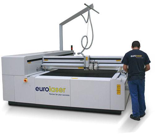 CNC cutting machine / textile / wood / CO2 laser