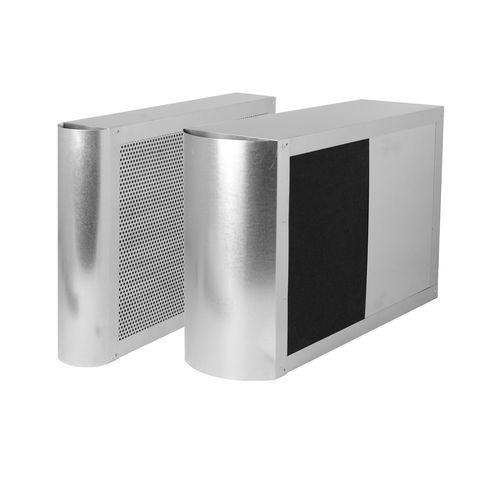 ventilation silencer / for air ducts / steel
