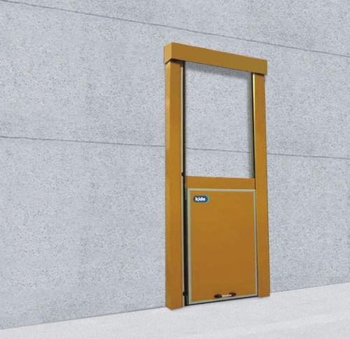 sliding doors / industrial / for cold storage warehouse / safety