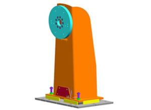 motorized positioner / rotary / 1-axis / for robots