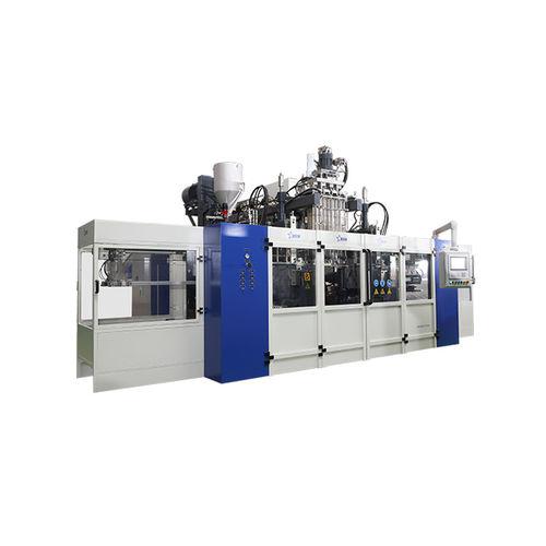 bottle blow molding machine / twin-station / for the food industry / 4-cavity