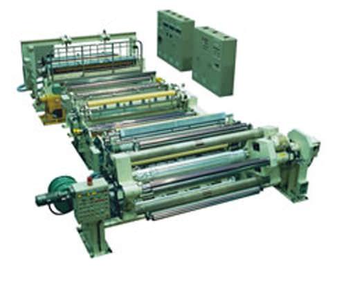 flat-film extrusion line / for PMMA / for PE / for PP