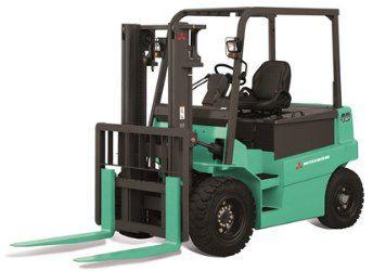 electric forklift / ride-on / narrow-aisle / 4-wheel