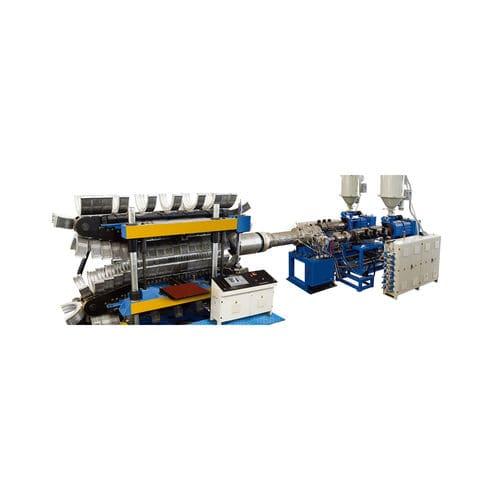 pipe extrusion line / for PP / for HDPE / for corrugated pipe