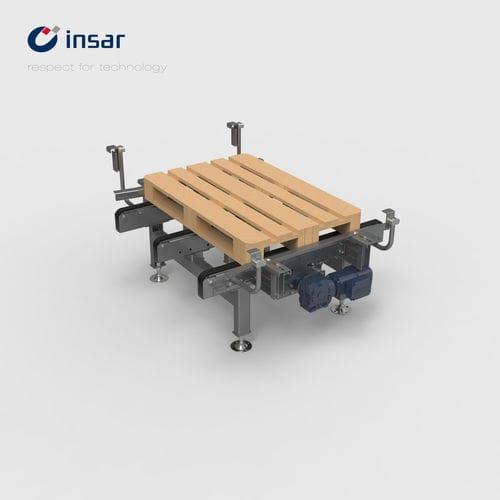 modular belt conveyor / for the food industry / for pharmaceutical industry / for pallets