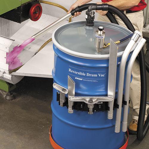 drum filler / automatic / vacuum / liquid