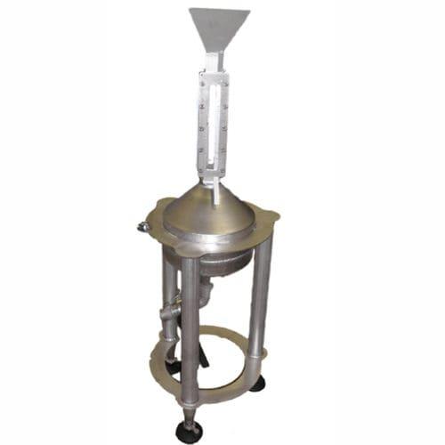 volume gauge / vertical / stainless steel / biconical